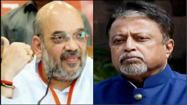 Mukul Roy meets Amit Shah in Delhi for cinsicutive two days. দিল্লিতে মুকুল রায়ের সঙ্গে অমিত শাহের পরপর দুদিন বৈঠক।