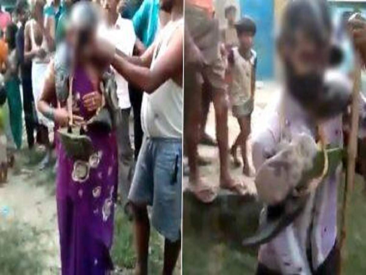 woman and differently abled man assaulted: যোগীরাজ্যে বিধবার গলায় জুতোর মালা, পুরুষসঙ্গীকে ন্যাড়া করে ঘোরানো হল গ্রাম! – woman and differently abled man were assaulted, tonsured in a village in uttar pradesh’s kannauj district