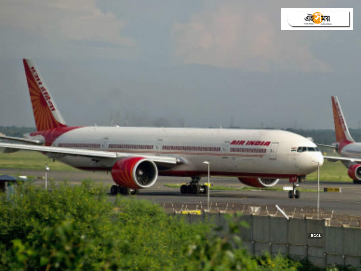 kolkata london flight: কলকাতায় যাত্রী কম, তাই সরাসরি না উড়ে দিল্লি হয়ে লন্ডন গেল এয়ার ইন্ডিয়ার বিমান! – with only 72 passengers, kolkata’s direct flight to london had a brief stop over at delhi
