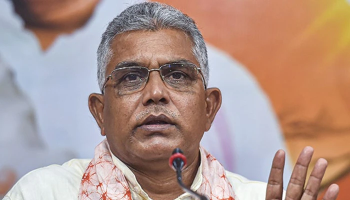 Dilip। Dilip Ghosh makes it clear bjp doesnot want by election in state