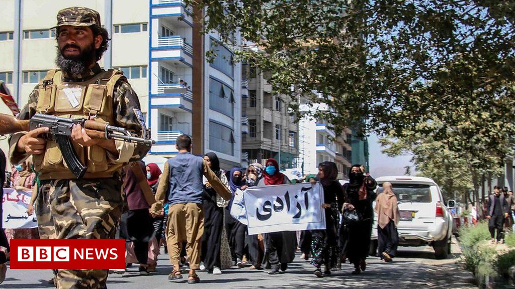 Taliban fire shots to disperse protest in Kabul